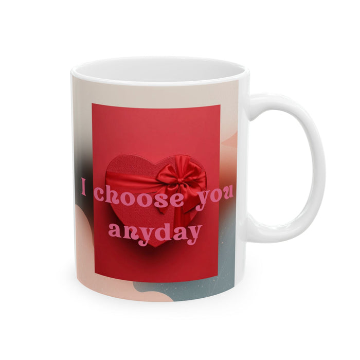 I Chose You Mug | Valentine's Day Cute Avocado Coffee Cup
